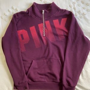 Pink by Victoria’s Secret half zip pullover